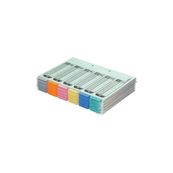(まとめ）カラー仕切カード A4-S 2穴（6山見出し+扉紙=1組） 50組(×3セット)ファイル