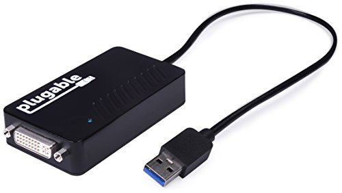 【海外輸入】 Plugable USB3.0 ディスプレイアダプタ Windows 用 USB DVI 変換アダプ その他PC用アクセサリー