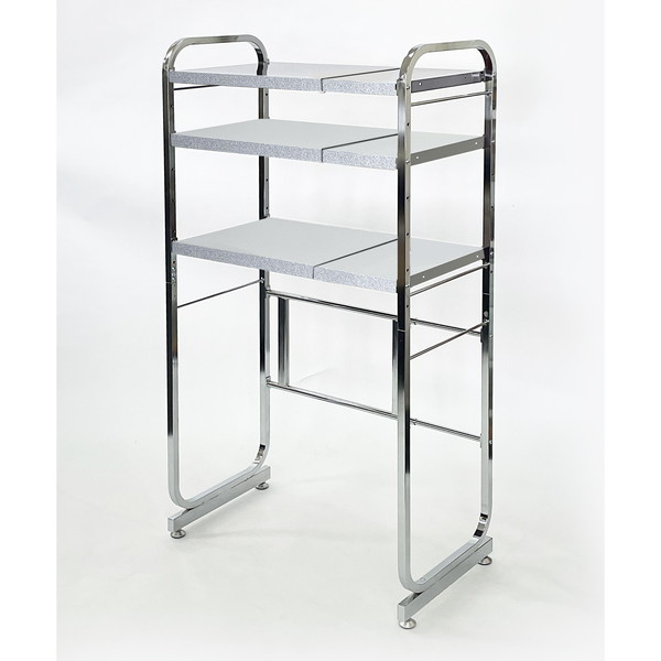 アイエルシー株式会社 KPG-4003SL 伸縮式キッチンペールラック3段ガルバタイプ クロムメッキ メーカー直送 42,204円
