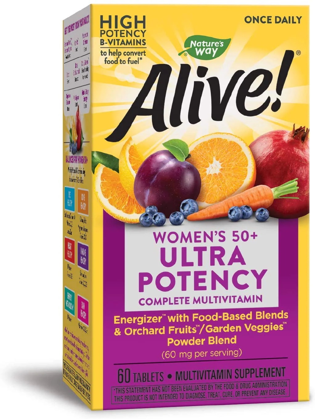 [アメリカ無料直送] [プレミアム商品][満足度上位]Natures Way Alive! Once