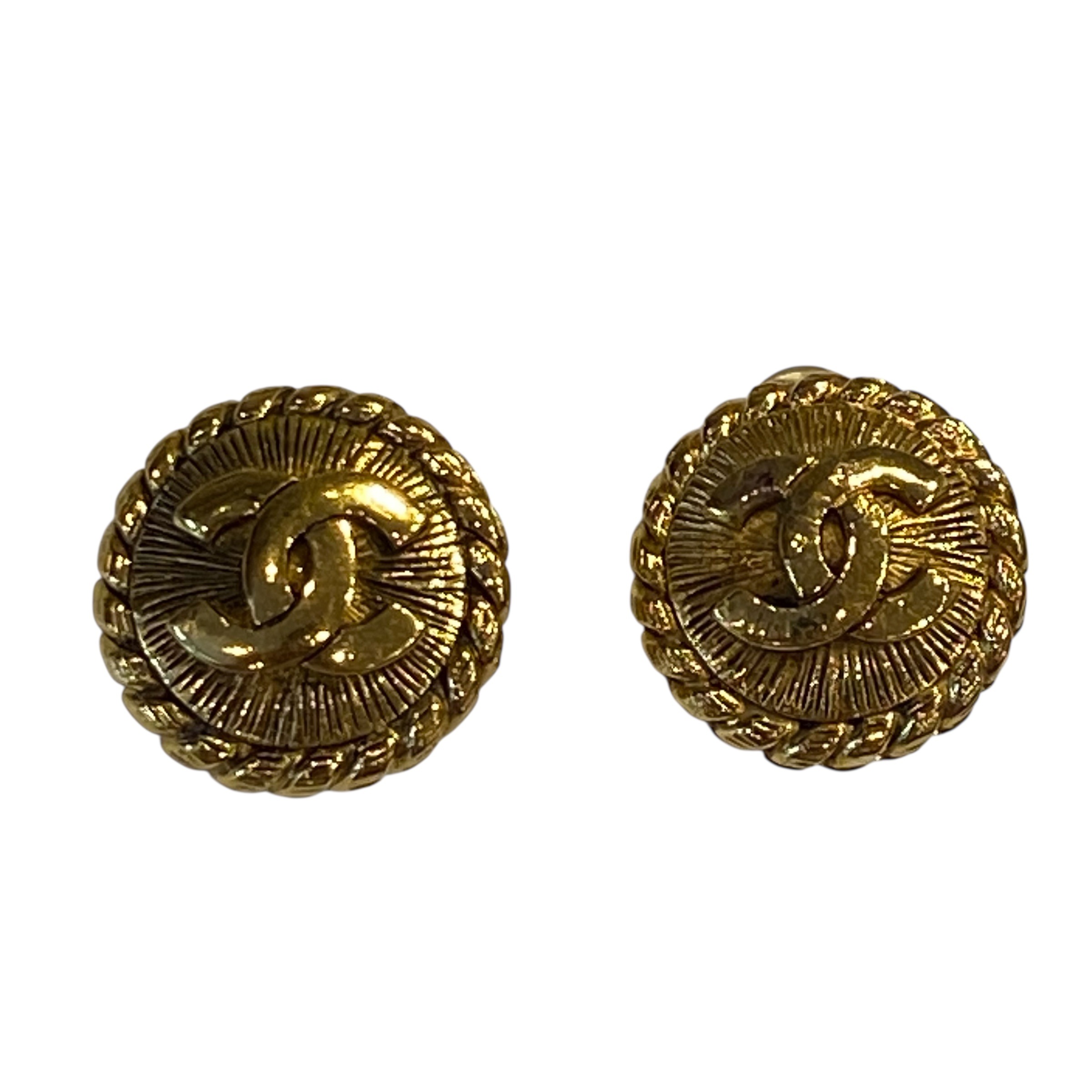 【中古】ヴィンテージ イヤリング ゴールド系 ブランド レディース アクセサリー Bランク プレゼント