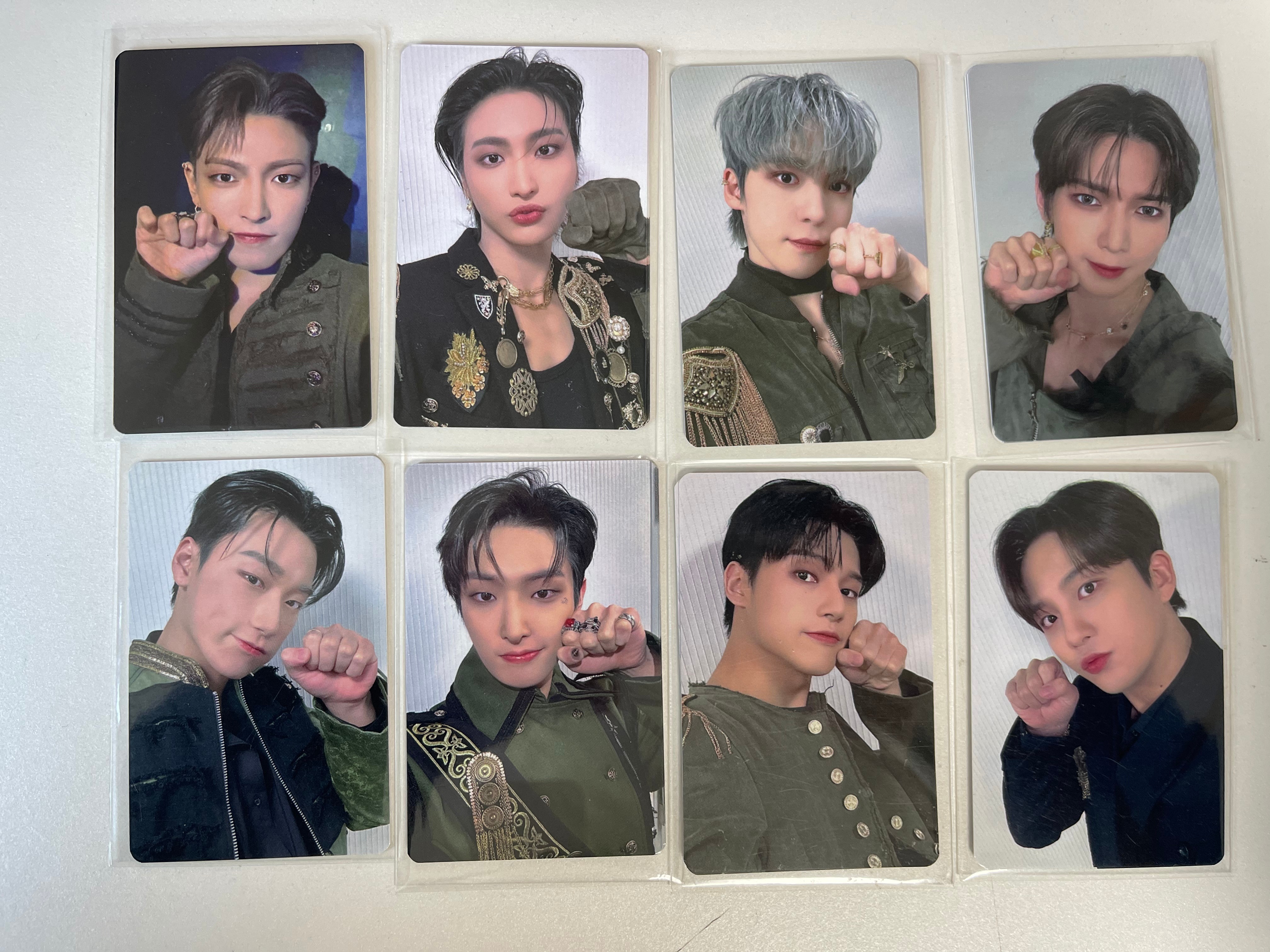 [ON HAND] ATEEZ THE WORLD EP. FIN : WILL MINIRECORD LUCKT DREW PHOTOCARD OT8 SET