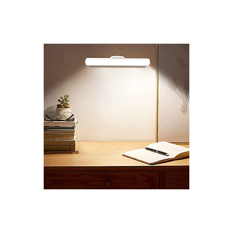 LED 卓上 ライト Hapfish 読書灯 4000mAh 5W 充電式 マグネットとリモコン付き