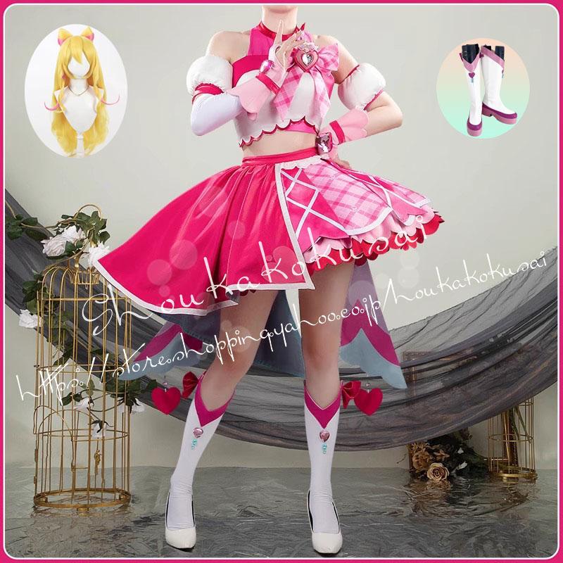 【一部分3日内出荷】キミとアイドルプリキュア 咲良うた さくらうた キュアアイドル Cure Idol 変身後 コスプレ衣装 日常服 イベント コスチューム 変装活動 仮装 学園祭 撮影 祭り