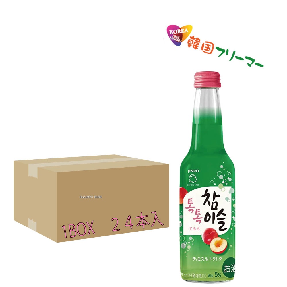 チャミスルトクトク　すもも275ml　24本1BOX　　韓国　韓国焼酎