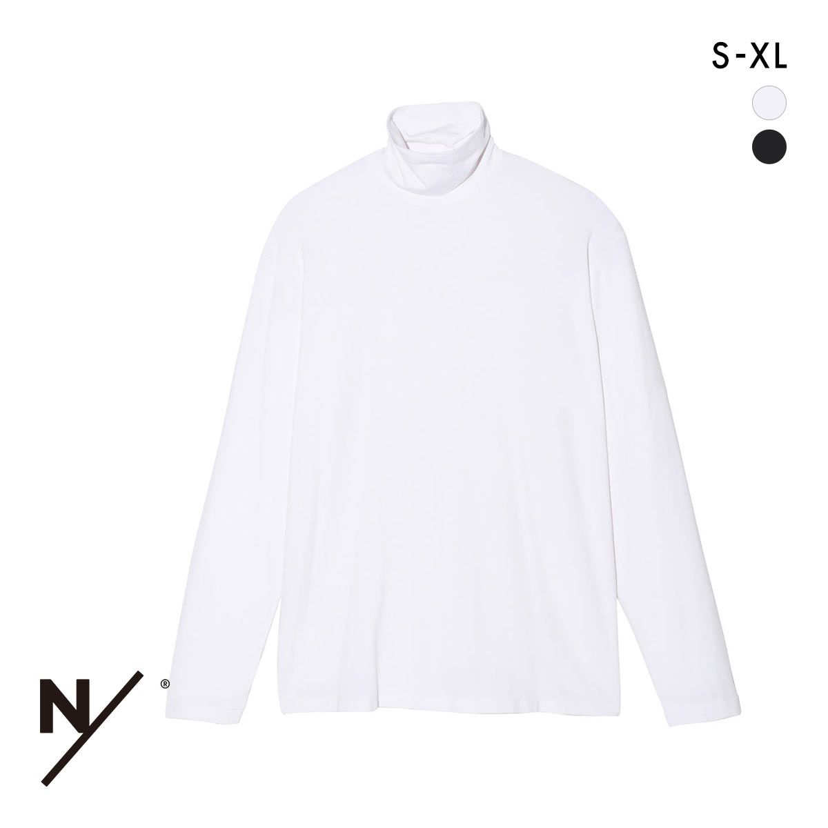 ニュートラルワークス NSKIN WARM MID 光電子 ロングスリーブ タートルネック シャツ