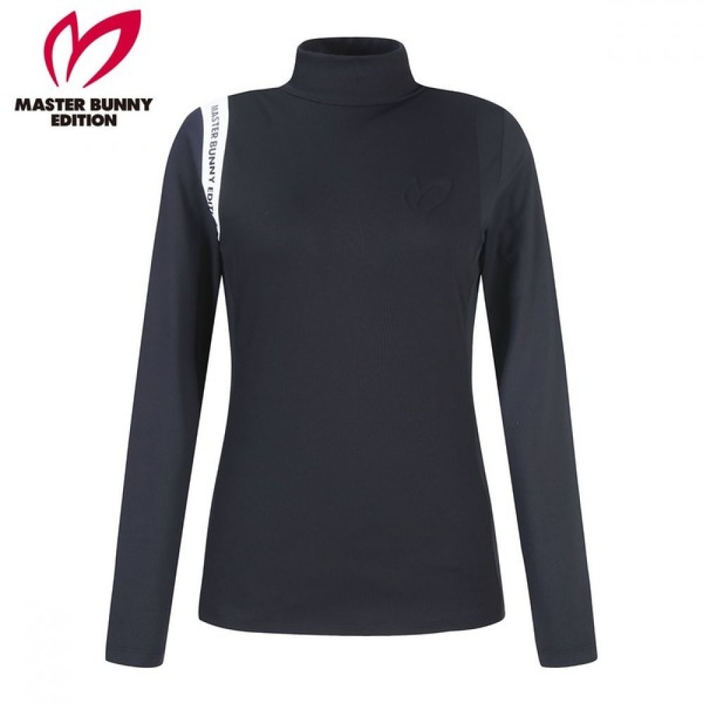 [マスターバニー] 女性用エンボスシンボルカラーロゴ長袖Tシャツ