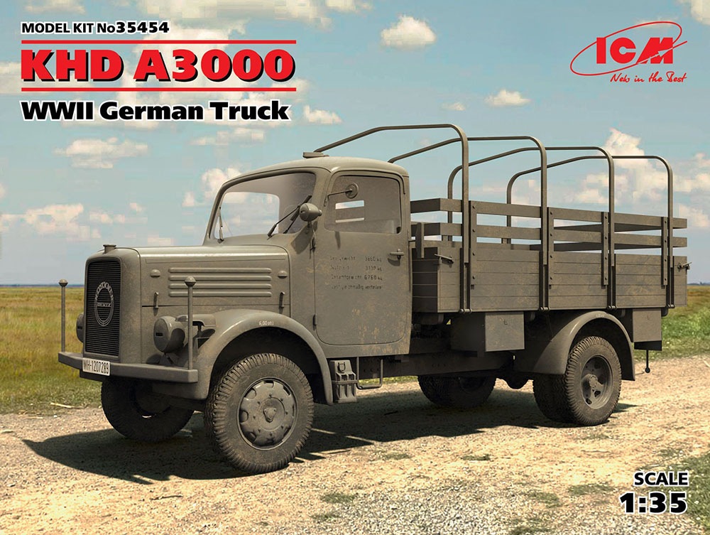 ICM 【再生産】1/35 ドイツ KHD A3000 トラック【35454】 プラモデル ICM 35454 KHD A3000 トラック
