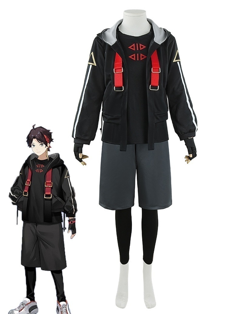 【2枚購入で100円OFF】最安値挑戦 コスチューム イベント仮装 コスプレ衣装 にじさんじ所属 三枝明那 VTuber バーチャルYouTuber