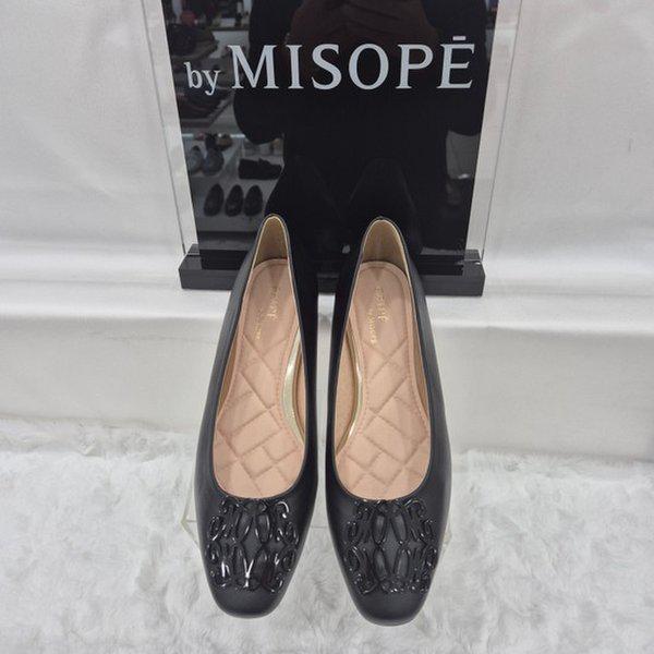 By 女性 モダン装飾パンプス 112HT431SI002 BLACK 2 JJ