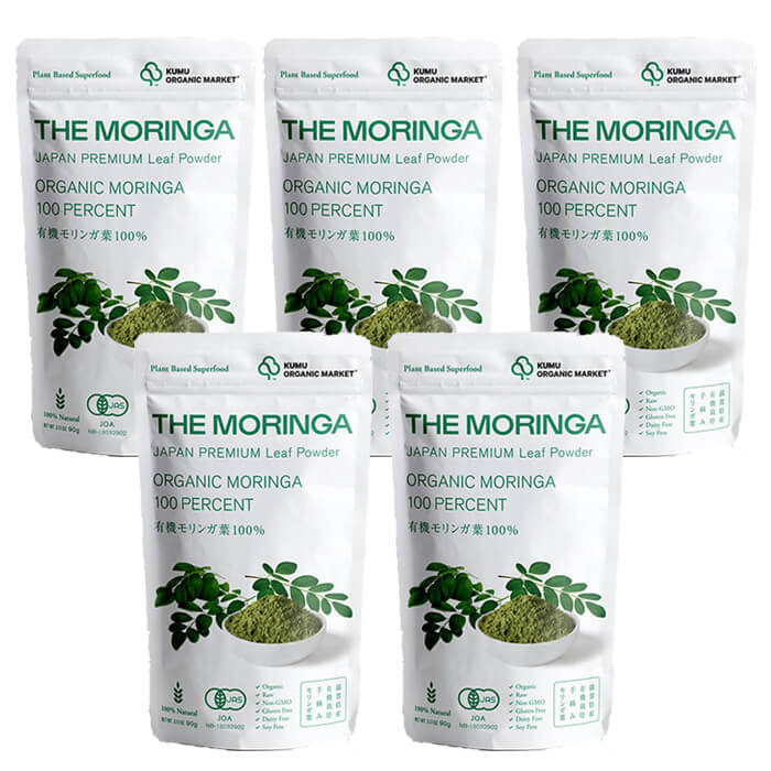 有機モリンガ葉100% 90g 5個セット THE MORINGA ザモリンガ 滋賀県産 有機JAS オーガニック