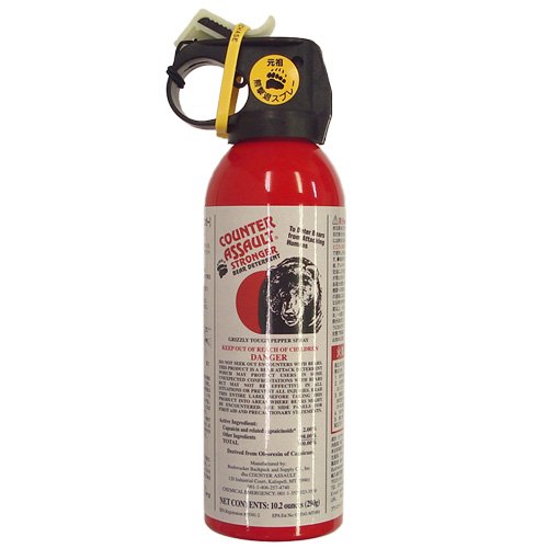 【正規輸入品】カウンターアソールトストロンガー熊よけスプレーCA290 熊撃退スプレー
