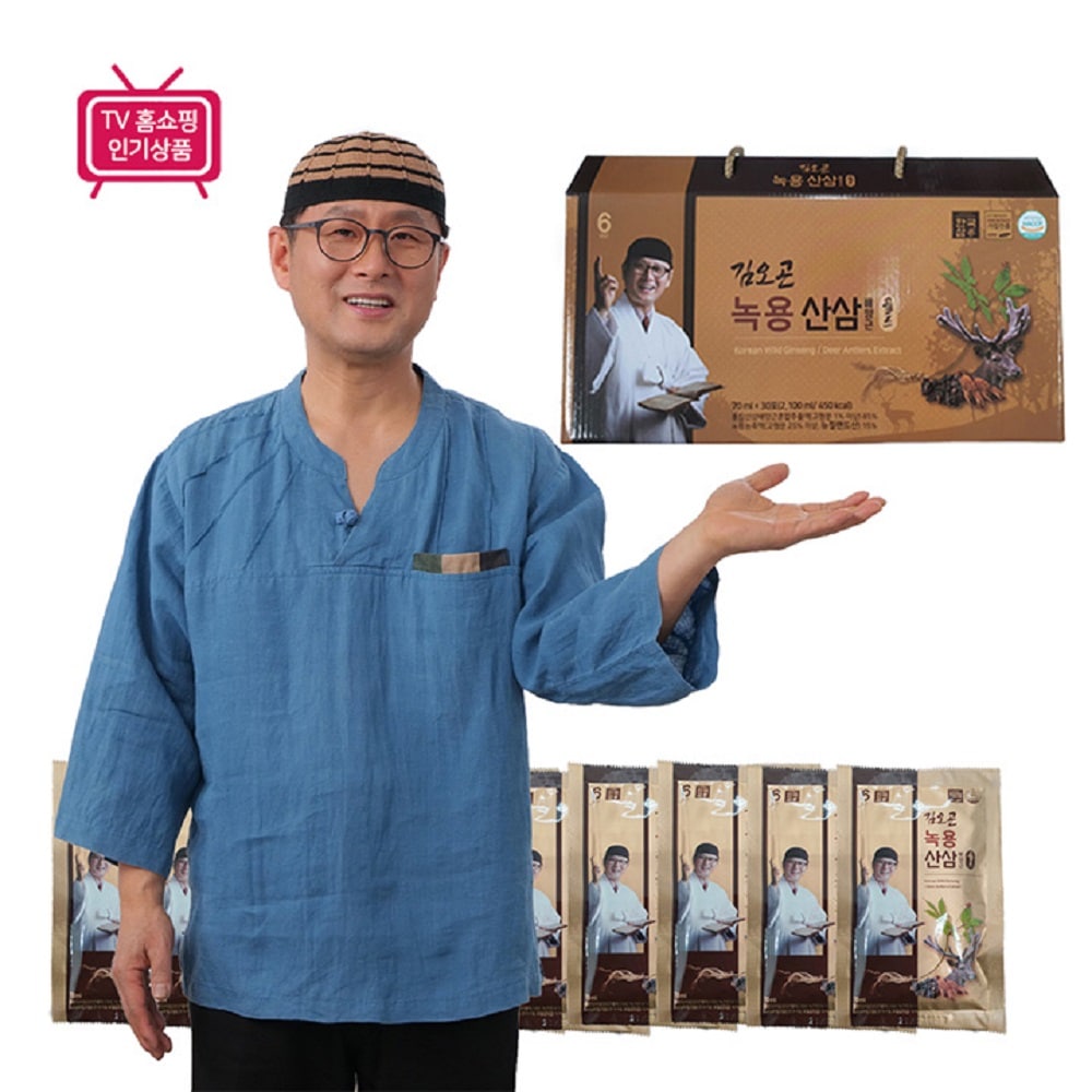韓国-KMEAL-キムオゴン緑龍山サムゴールド企画セット沈香丸+双和茶 11,849円