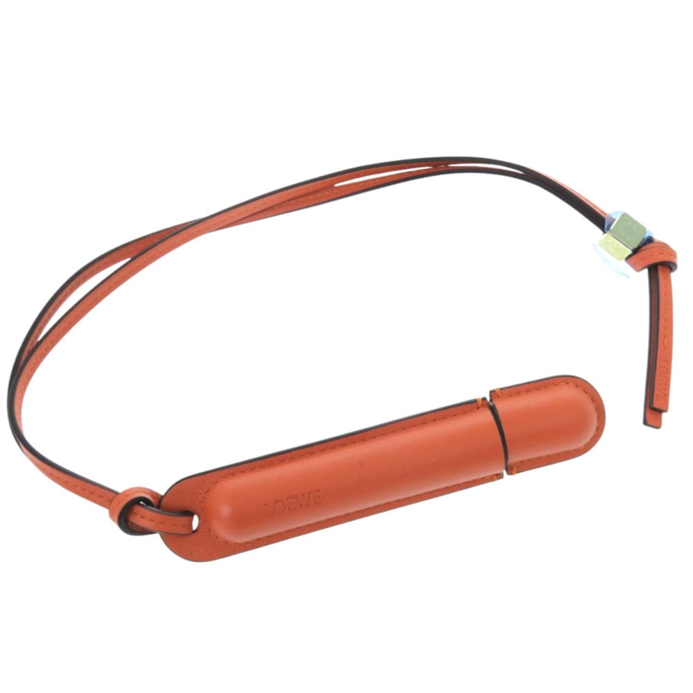 新品同様 香水ケース パフューム ケース アナグラム ロゴ その他小物 レザー バーミリオン 1013【中古】 ユニセックス