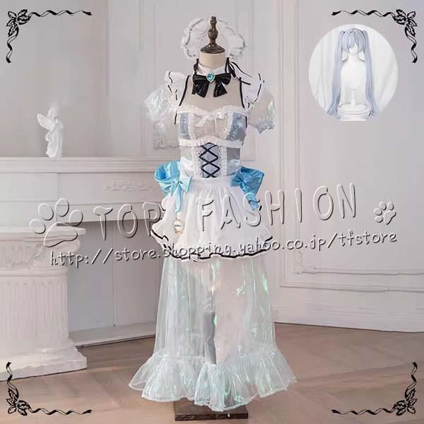 2026人気販売!勝利の女神　NIKKE　風 シンデレラ メイド服　コスプレ衣装 ウィッグ 靴 道具 cosplay コスチューム ハロウィン クリスマス