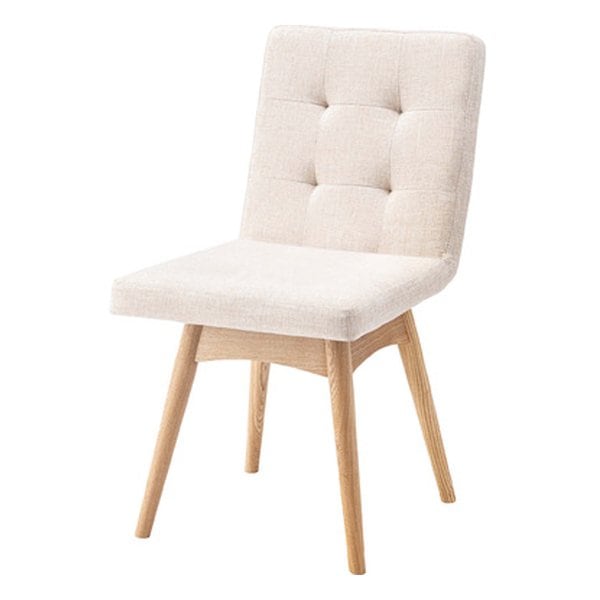 回転式ダイニングチェア アイボリー 幅45×奥行き56×高さ84×座面高46cm NOC-31IV 13,517円