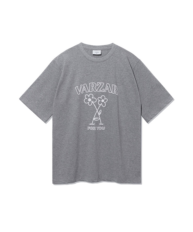 [VARZAR]パームツリー ロゴ 半袖Tシャツ ブラック VARZAR]パームツリー ロゴ 半袖Tシャツ ブラック (VARZAR/T
