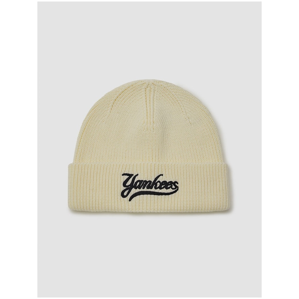 MLB バーシティカルシブミッドビーニー NY (D.Cream) QHHC3ABNVM146-50CRD
