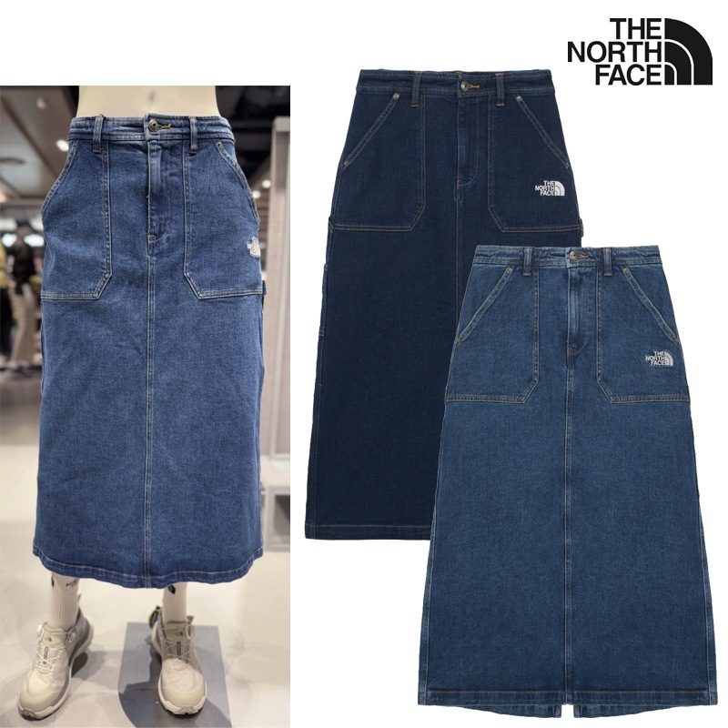 NK6NR54 WS BLUERIDGE SKIRT 25FW 新作 デニムロング ハイウエスト デイリー タウンユース レディース 通勤 通学 カジュアル 秋冬コーデ コーデ提案 スニーカー ブーツ