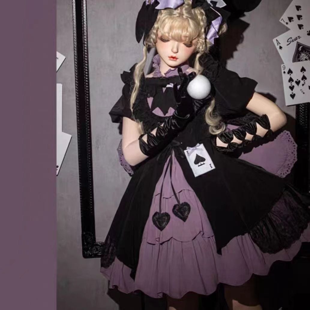 ロリータ少女ギフト怪盗スペードAオリジナルロリータ魔法少女リトルハイウエスト半袖ワンピース 4,783円