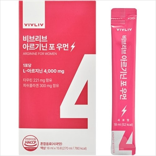 ビブリブ アルギニン フォーウーマン 15包 (15日分) 5,586円
