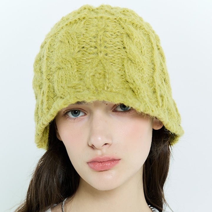 L6 KNIT BUCKET HAT