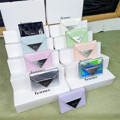 [並行輸入品] CRINKLE TRIANGLE 二つ折り財布 [8タイプ]