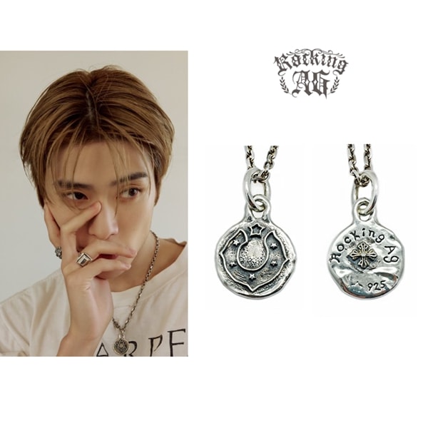 【NCTジェヒョン着用】rockingag P553 両面ペンダント