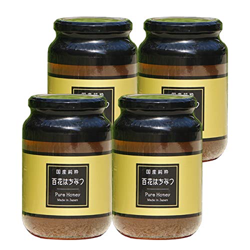 国産純粋はちみつ 1000g(1kg)×4本(4kg) 非加熱