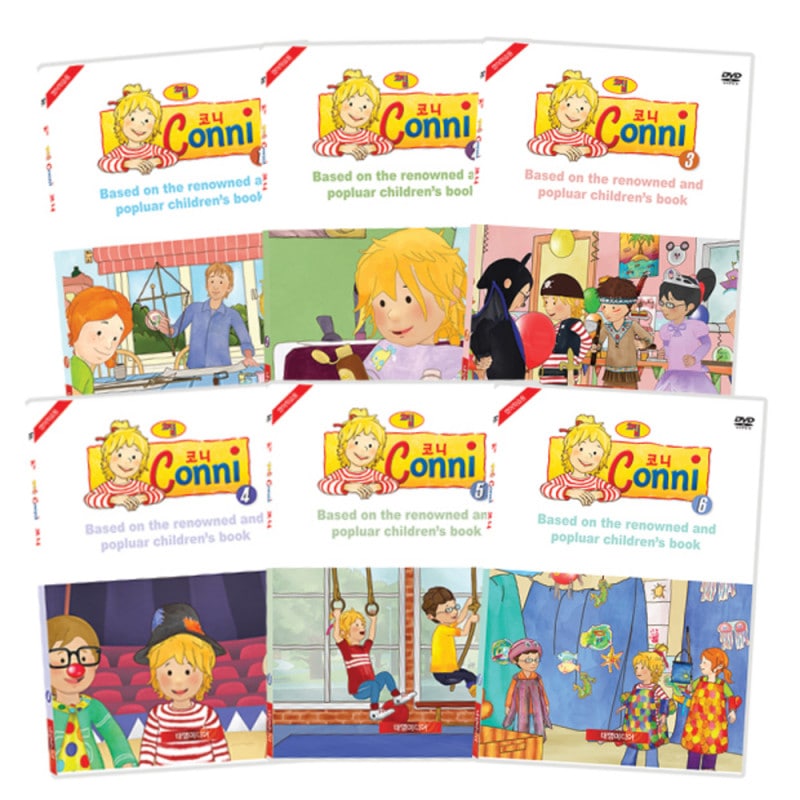 大英メディアコニー幼児英語DVD2集6種英韓台本セット