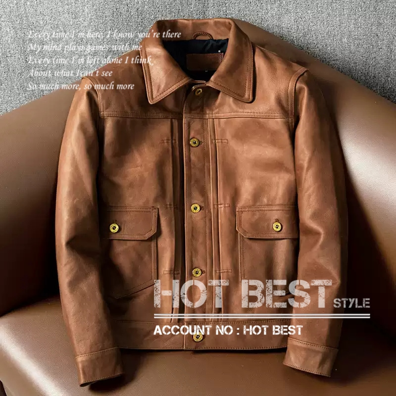 カウハイド セカンドタイプ Gジャン507 ライダース ギフト メンズ 革ジャン レザージャケット クロム鞣し 牛革