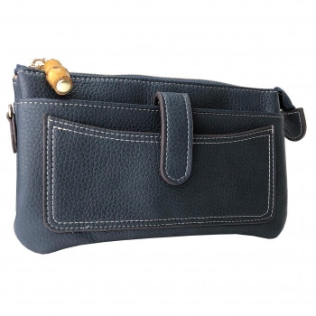 DAICO Pisoraro（ピソラロ） バンブー ウォレットバッグ ネイビー PR119