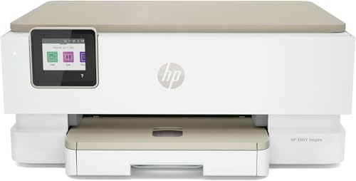 プリンター ENVY Inspire 7220 2022年モデル インクジェット複合機 スマートフォン連携 スキャン 無線LAN 自動両面印刷 タッチスクリーン付 テレワーク サンドベージュ (型番: