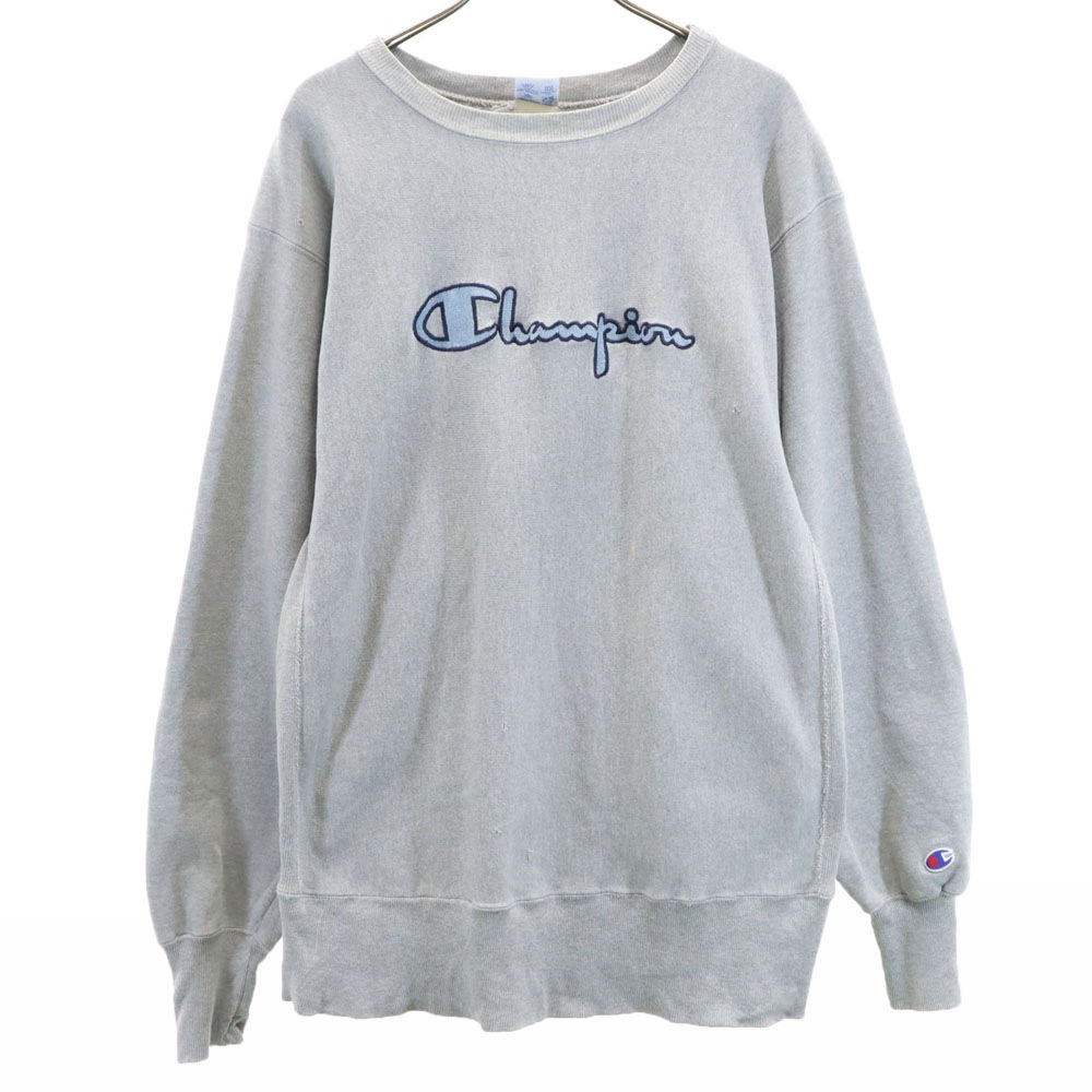 90s リバースウィーブ USA製 オールド 長袖 スウェット トレーナー L グレー系 裏起毛 メンズ 16,610円