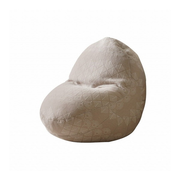 1224130027135 クッション 座椅子 ビーズ 背もたれ ソファー おしゃれ ジャパンディ ミニ ベージュ 約50×50cm メーカー直送