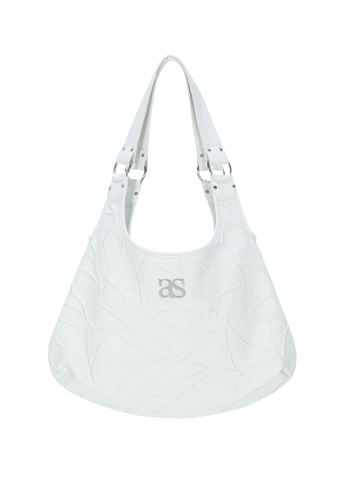 【AS"ON】 BECKY SHOULDER BAG / WHITE ショルダーバッグ 正規品