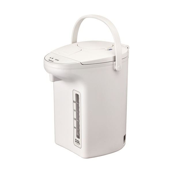 電気保温エアーポット 3L ホワイト WVP-30 W 1台