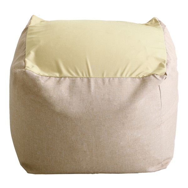 ホームテイスト SH-07-NGMV-M キューブ型ビーズクッション Guimauve Neo-ギモーブネオ- カラーズ Mサイズ ベージュ メーカー直送