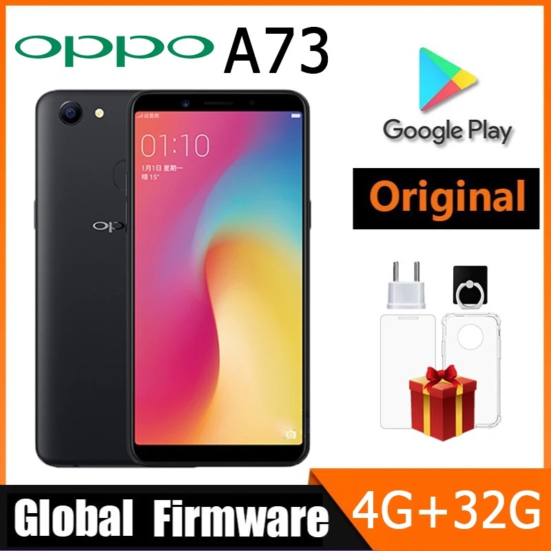 9825.0 10% OFFOppo a73 携帯電話,スマートフォン,Google Play,6インチ,ram 4g,rom 32g,バッテリー3200mah,mediatek mt6763t