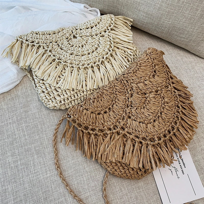 かごバッグ ショルダーバッグ タッセル オシャレ レディース 韓国 ファッション 雑貨 かわいい おしゃれ 北欧 送料無料 [K] (T)