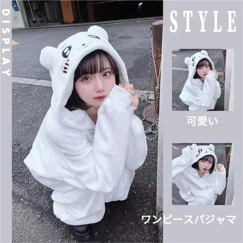 【最短3日発送】Qoo10-ちいかわパジャマ着ぐるみパジャマ春秋冬2TYPE暖かいパジャマちいかわハチワレう