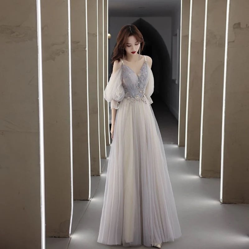 ワンピース レディース パーティドレス ドレス コンサート 結婚式 披露宴 大きいサイズ Aラインドレス ロングドレス 刺繍入り ロング お姫様 新作 パーティー イベント ワンピース