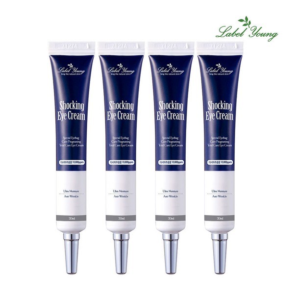 ショッキングアイクリーム 20ml 4つ 機能性 アイセラム 目の下+目元 弾力ケア