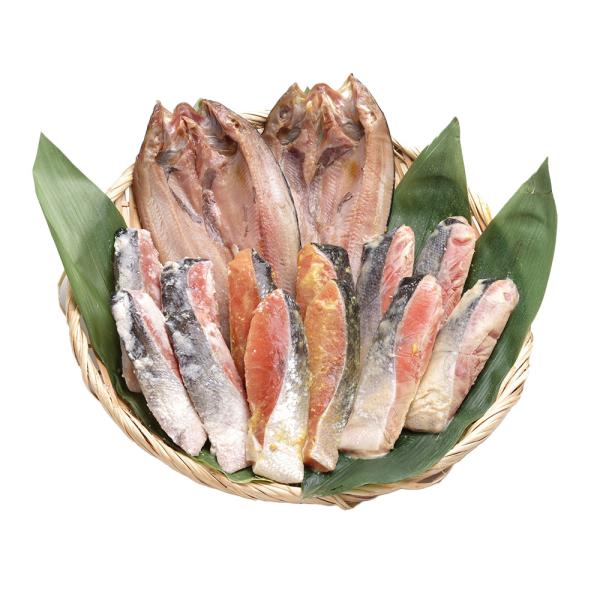 北海道 ほっけと3種の漬魚 セット 秋鮭 西京漬 SISK