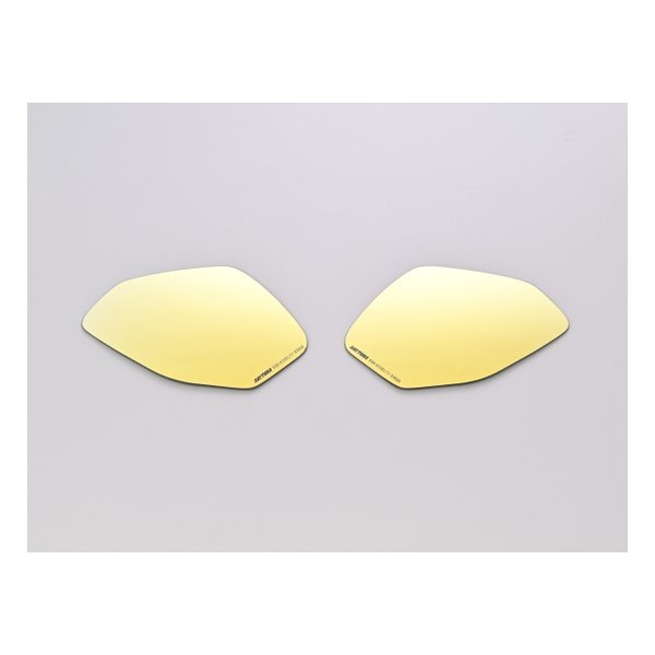 ハイビジミラー 貼り付けタイプ YZF-R6など 広角 ゴールド 41477 5,321円