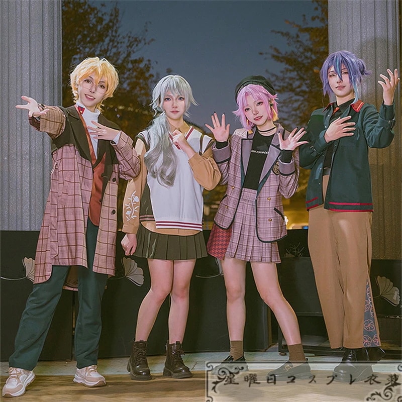 在庫品 プロジェクトセカイ カラフルステージ！神代類 天馬司 草薙寧々 鳳えむ コスプレ衣装 コスチューム 変装 仮装