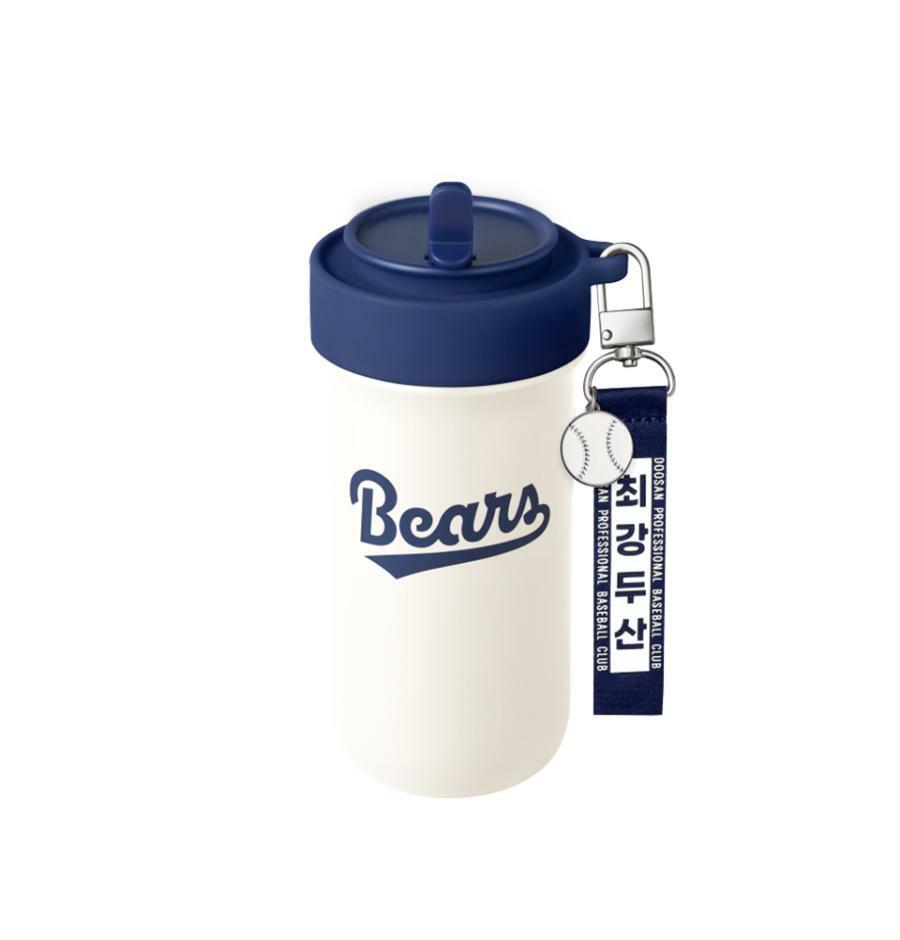 SS ベアーズ 缶クーラー タンブラー 473ml 日本未発売 韓国限定 スターバ グッズ 限定品 野球 2WAY 保冷 ステンレスボトル キャンプ アウトドア レア ギフト 希少 DOOSAN