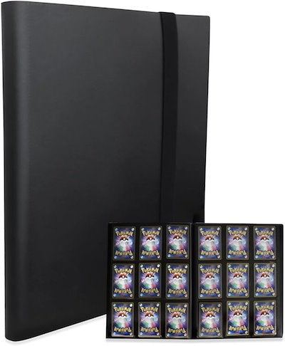 他サイト： カードファイル トレカ バインダー 360枚収納 カードケース スリーブ対応( 黒)の商品画像