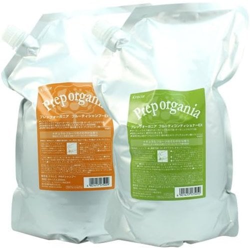 クラシエ プレップ オーガニア フルーティー シャンプー EX 2300ml コンデショナー EX 2300ml 詰め替え 2点セット