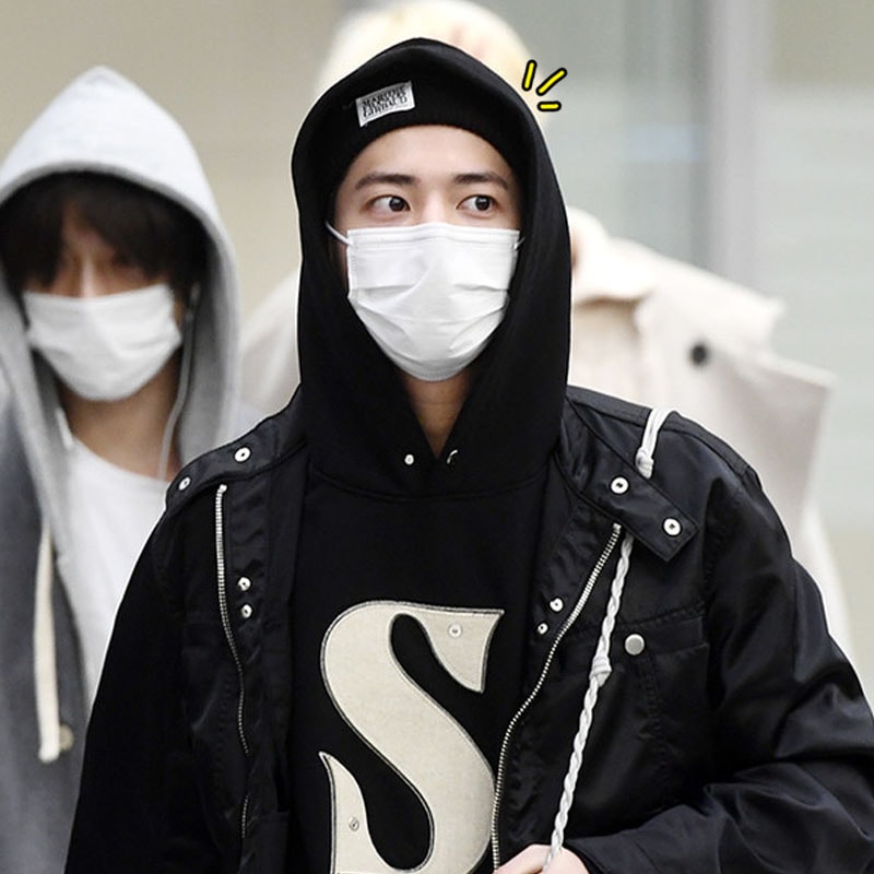 TXT テヒョン 着用 帽子 CLASSIC LOGO BEANIE